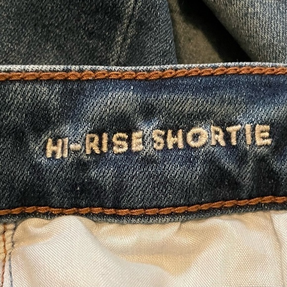 AEO embroidered next level stretch shorts sz 4 - Picture 9 of 12